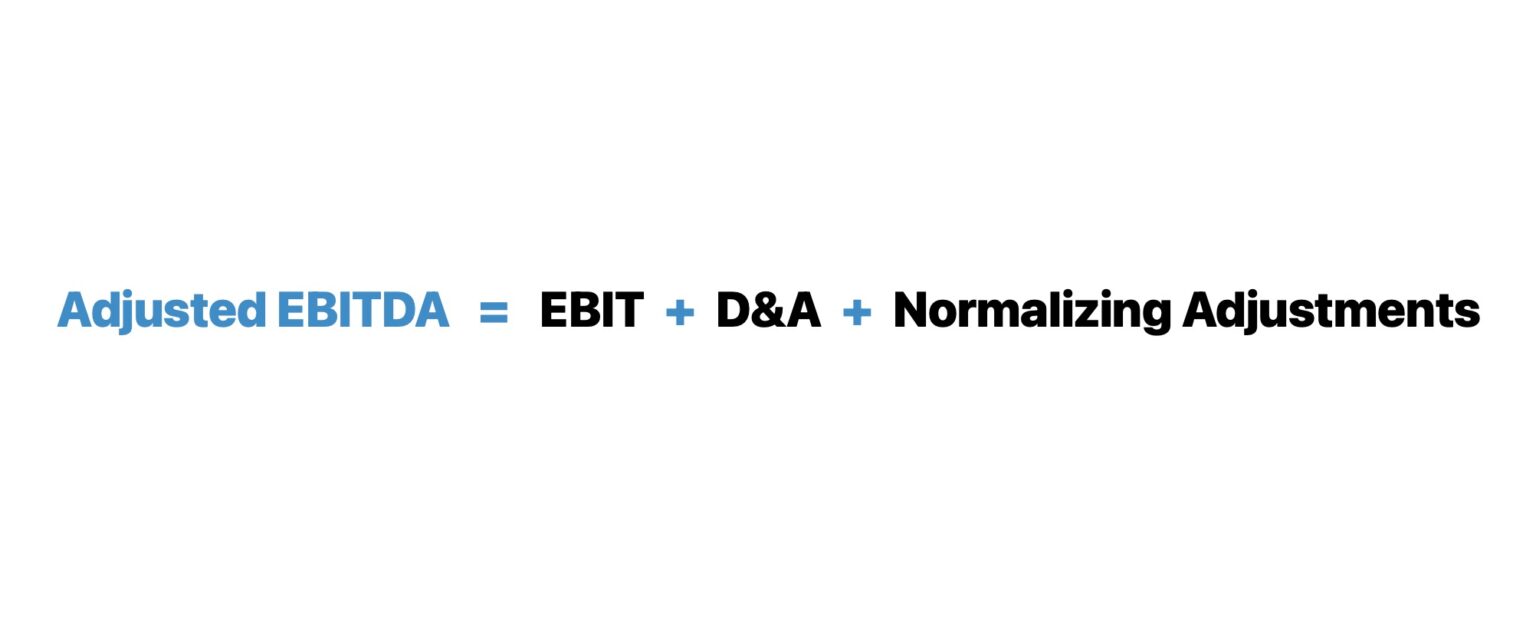 Adjusted EBITDA Formula