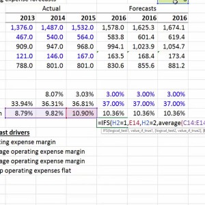 Excel IFS Function