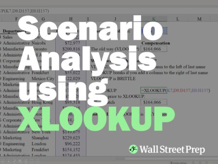 Scenario Analysis Using XLOOKUP [VIDEO]