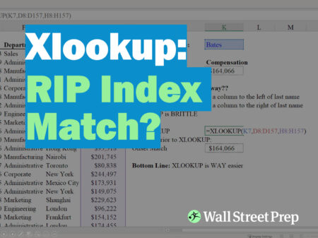 RIP INDEX MATCH? Example Where XLOOKUP Loses