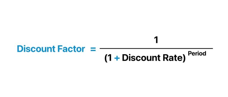 Discount Factor Formula