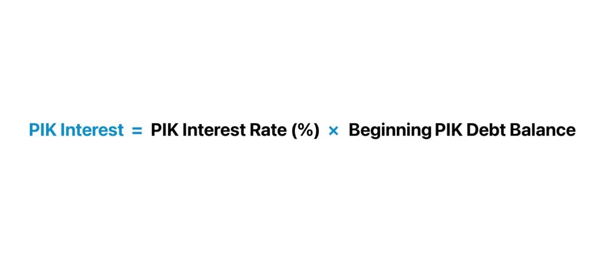 PIK Interest Formula (Paid-in-Kind)