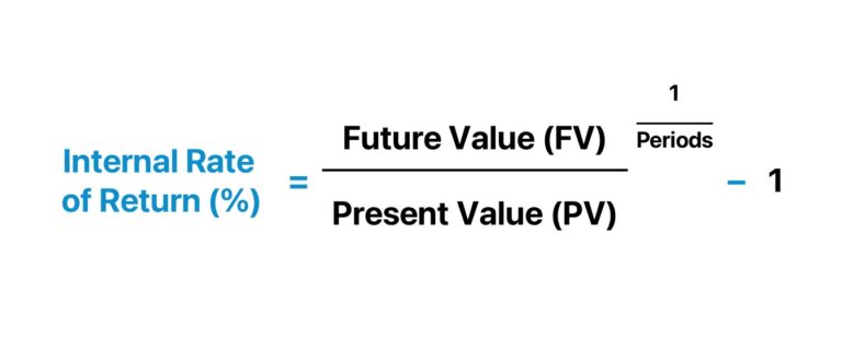 Internal Rate of Return (IRR) Formula
