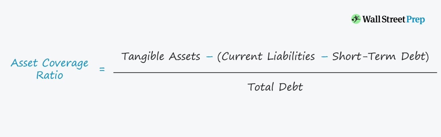 Asset Coverage Ratio Formula