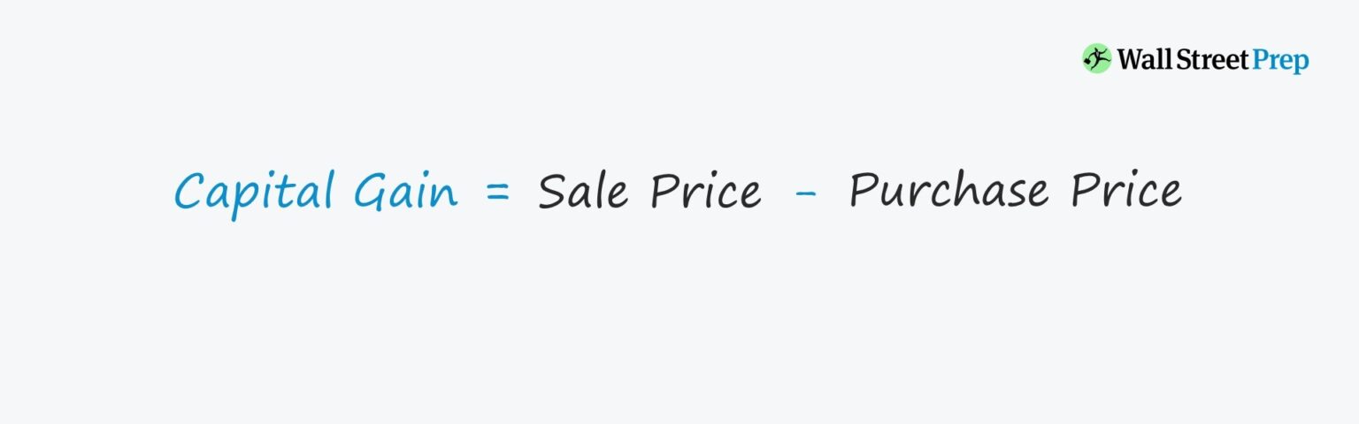 Capital Gain Formula