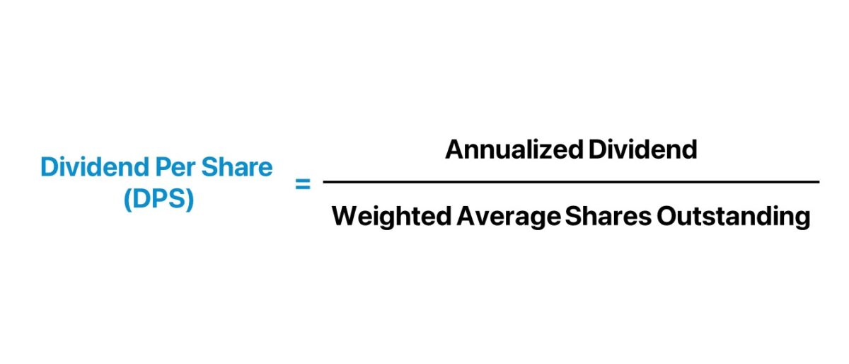Dividend Per Share (DPS) Formula
