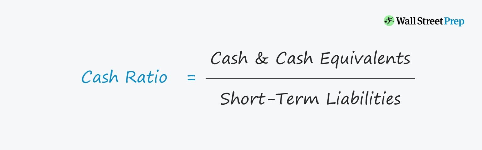 Cash Ratio Formula