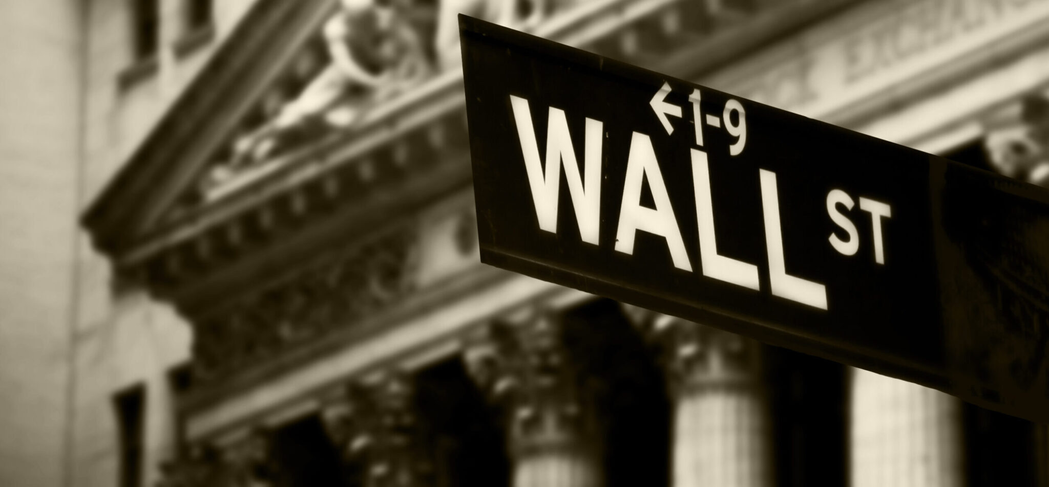 Wall Street sign