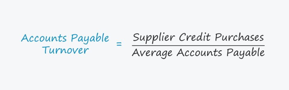 Accounts Payable Turnover