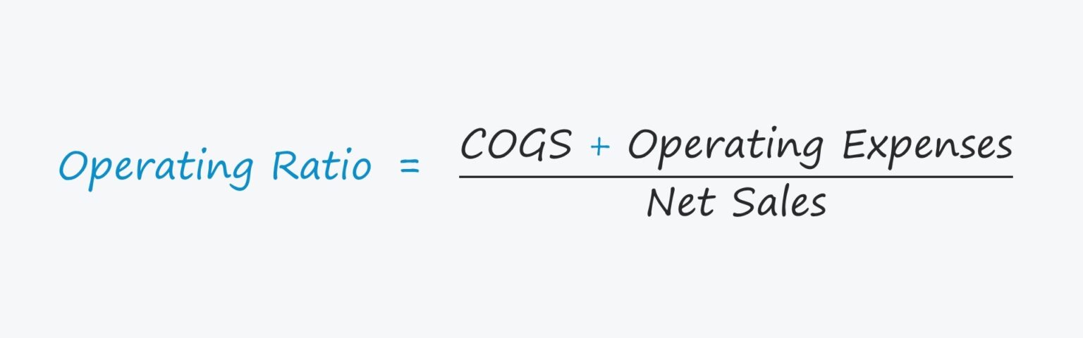 Operating Ratio Formula