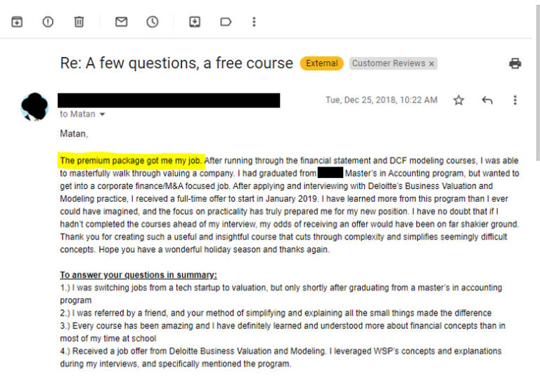 Student Feedback Email