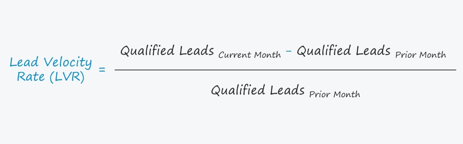 Lead Velocity Rate (LVR) Formula