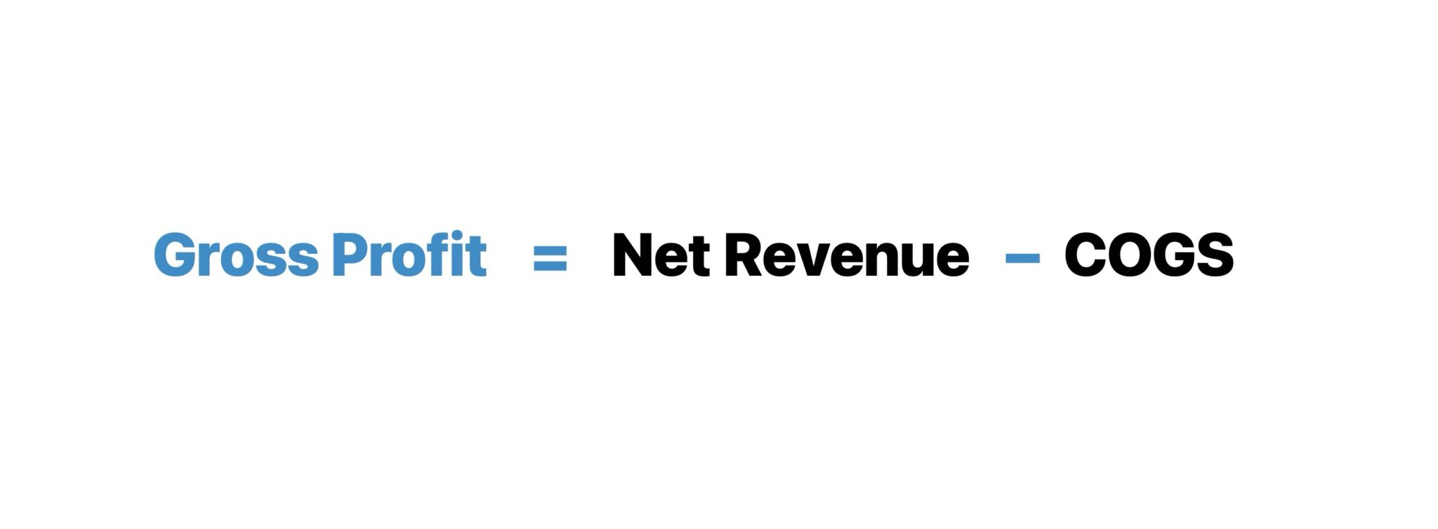 Gross Profit Formula