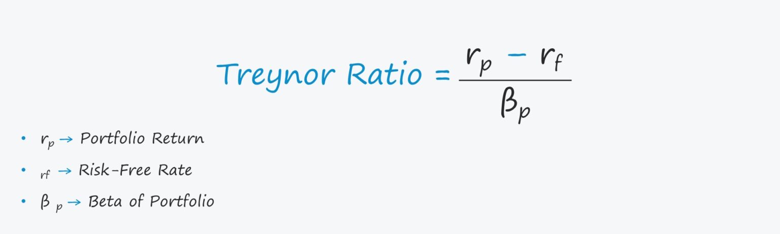 Treynor Ratio Formula