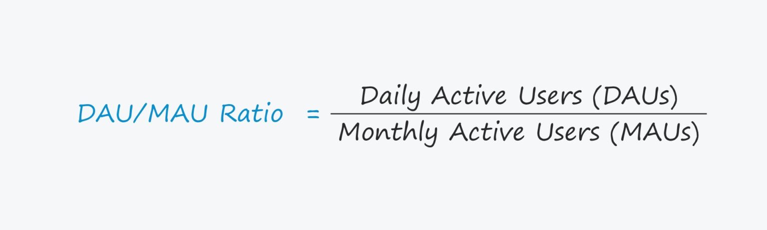 DAU-to-MAU Ratio Formula