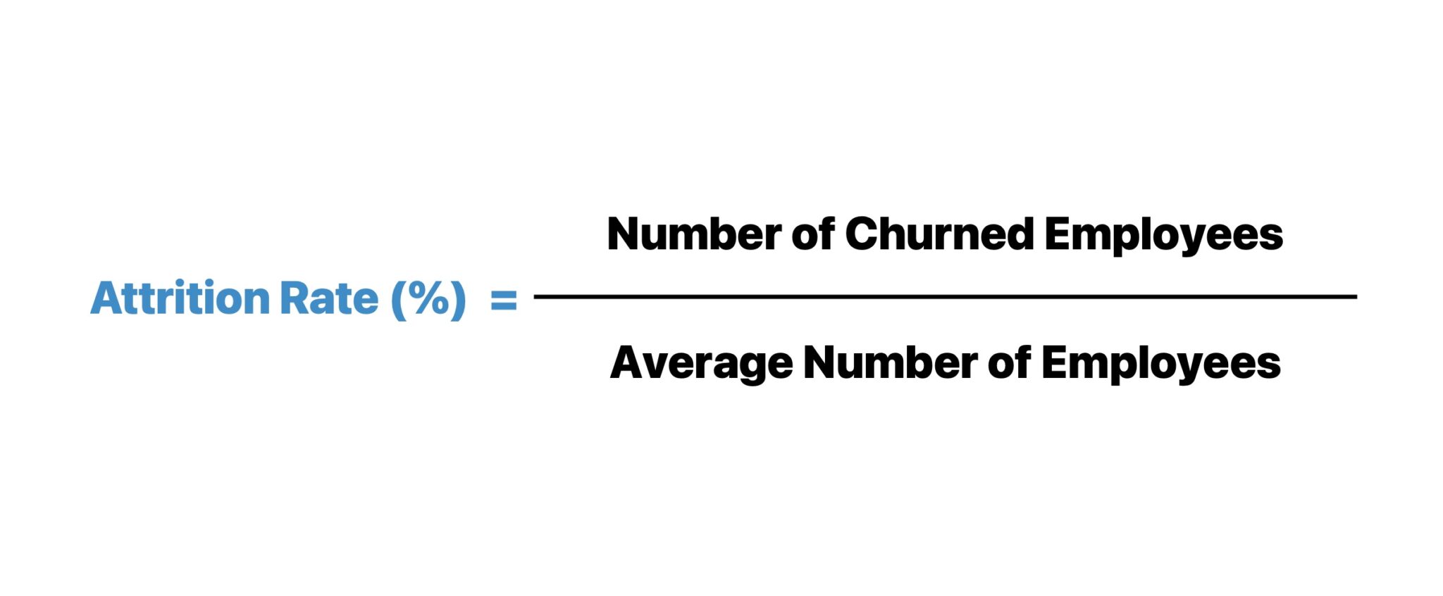 Attrition Rate Formula