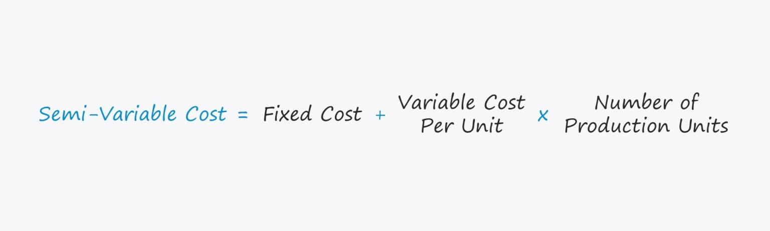 Semi-Variable Cost Formula
