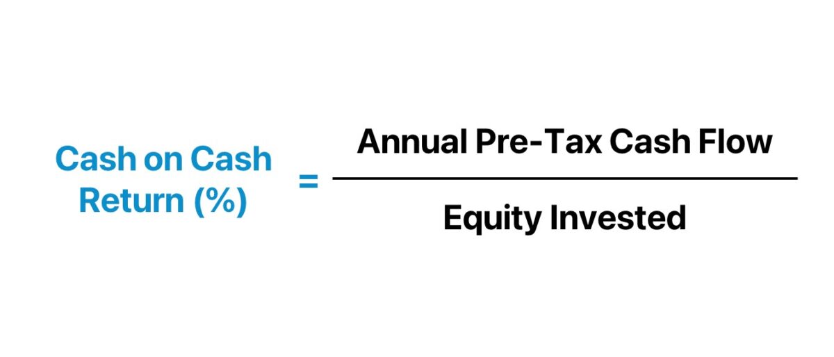 Cash on Cash Return Formula