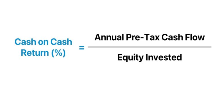 Cash on Cash Return Formula