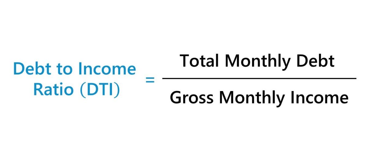 Debt to Income Ratio Formula