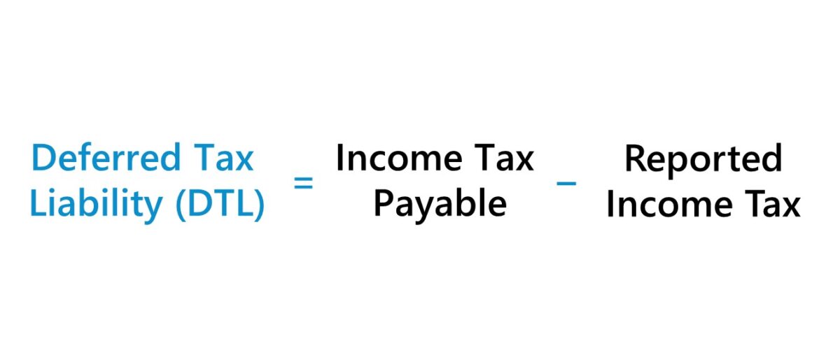 Deferred Tax Liability Formula (DTL)