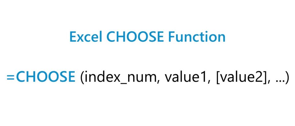 CHOOSE Function
