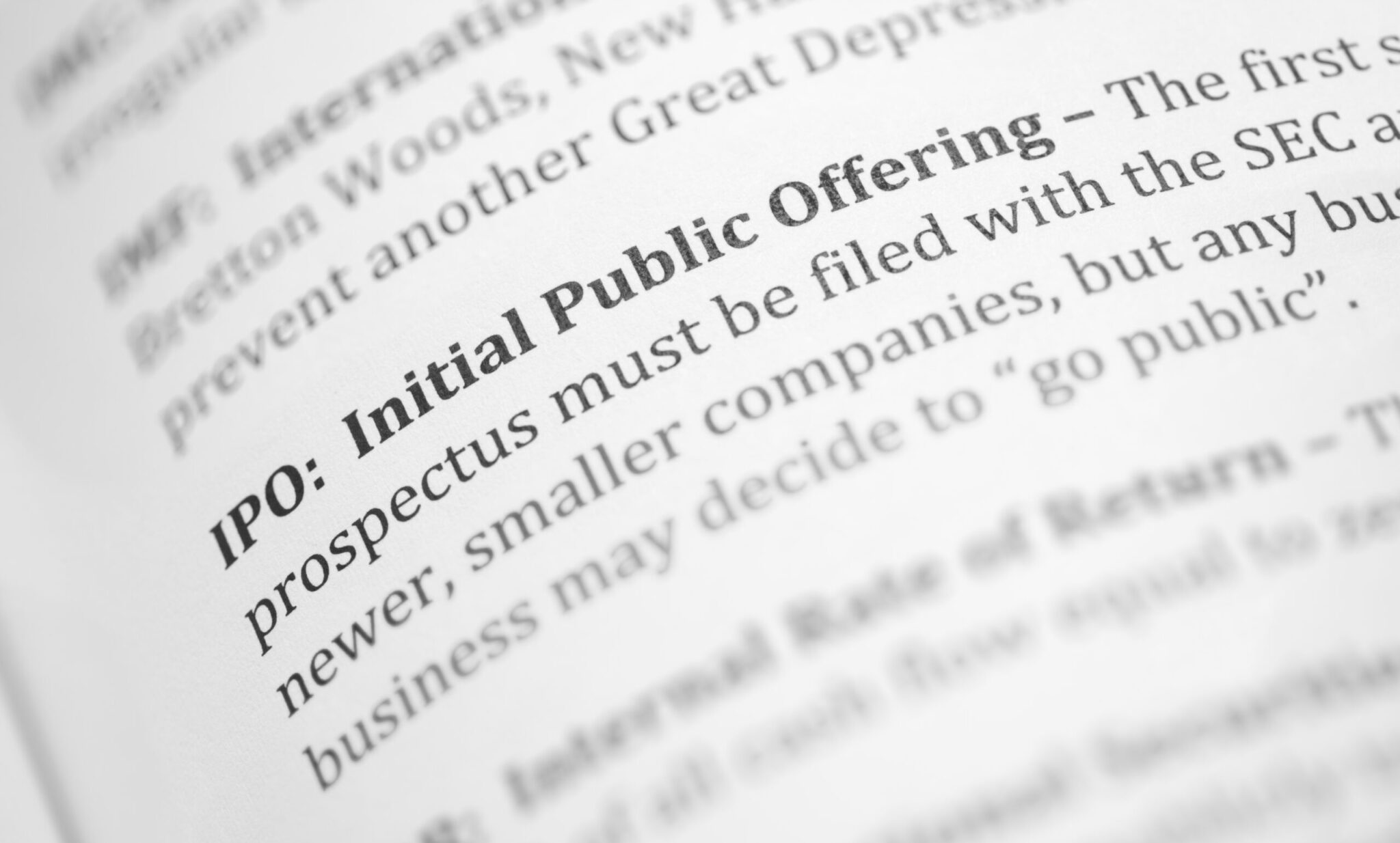 What is an IPO?