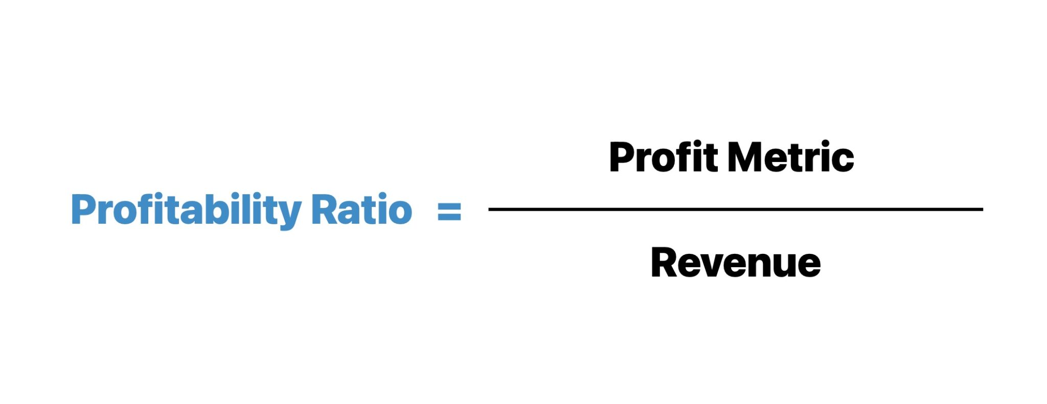 Profitability Ratio Formula