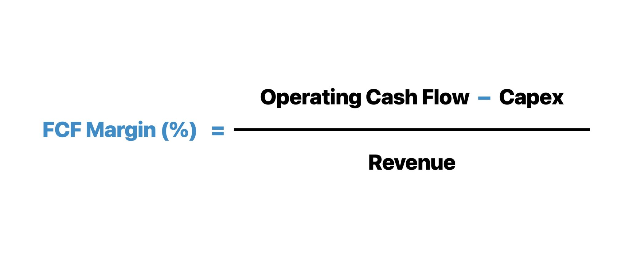 FCF Margin Formula