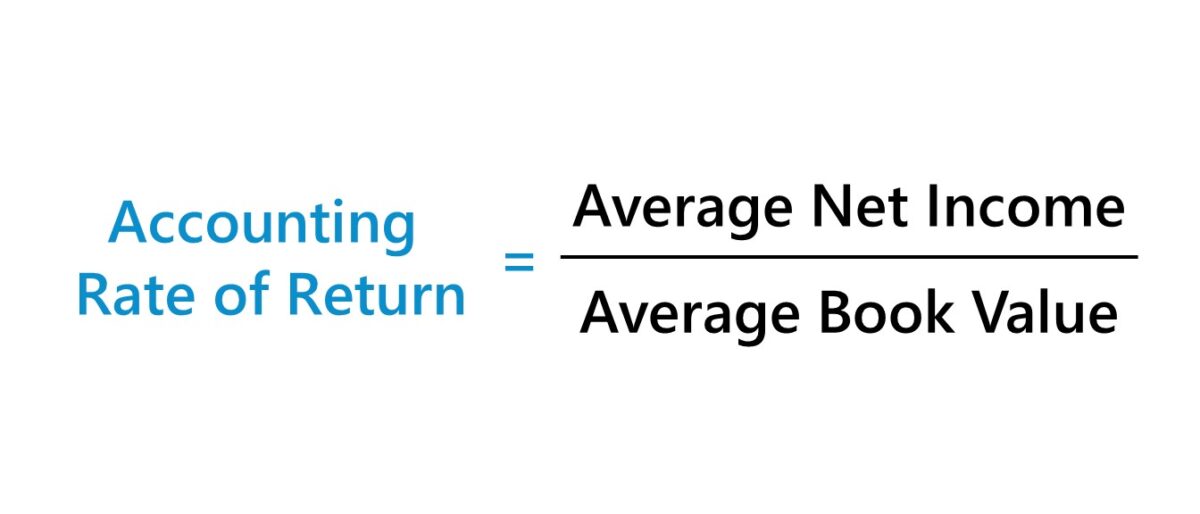 Accounting Rate of Return Formula
