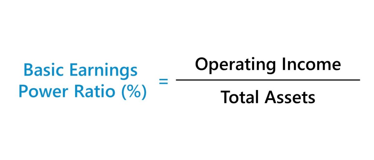 Basic Earnings Power Ratio Formula