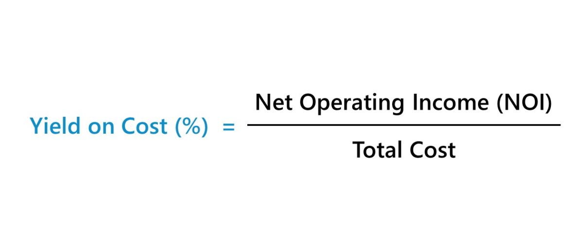 Yield on Cost Formula (YoC)