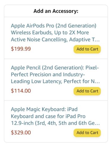 Cross Selling Example