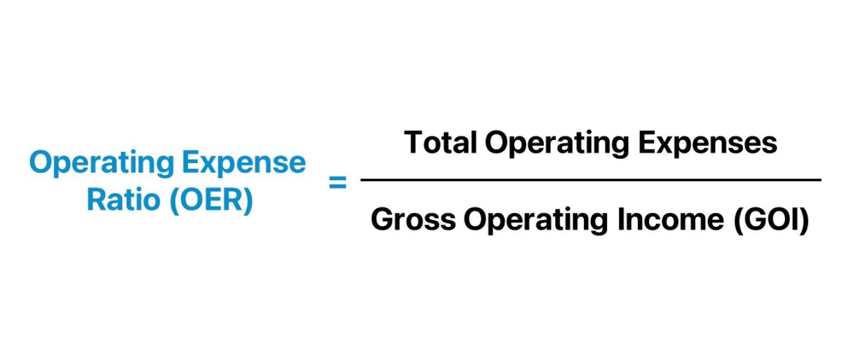 Operating Expense Ratio Formula (OER)