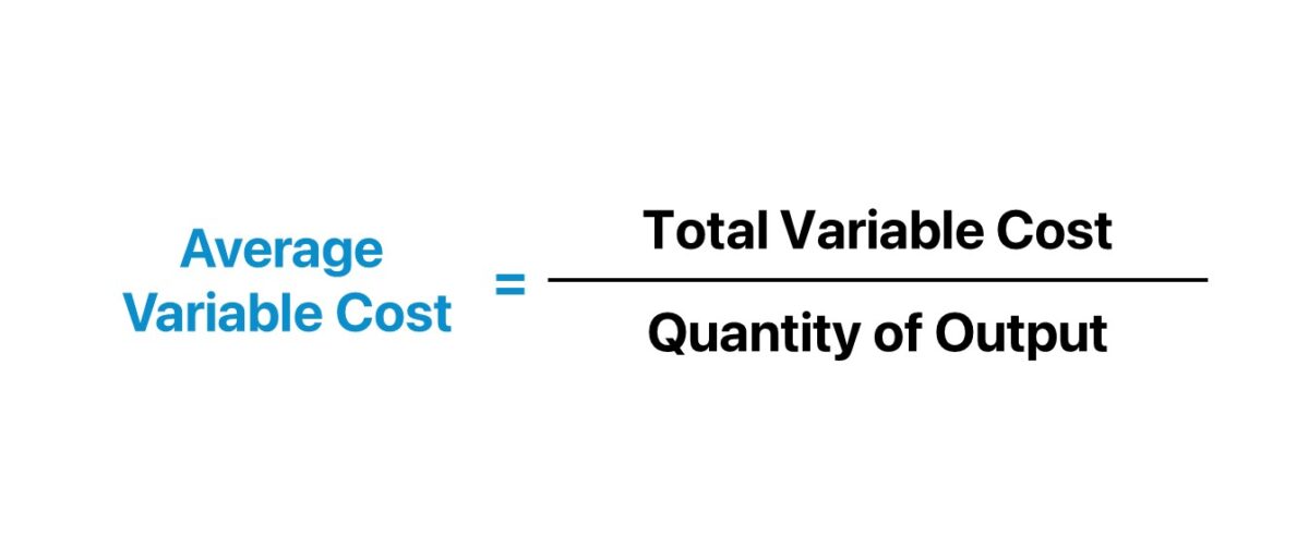 Average Variable Cost Formula