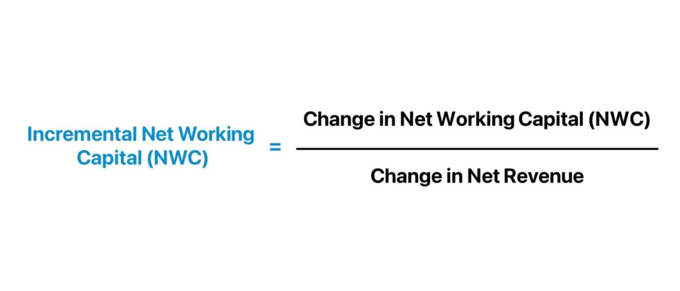 Incremental Net Working Capital (NWC)