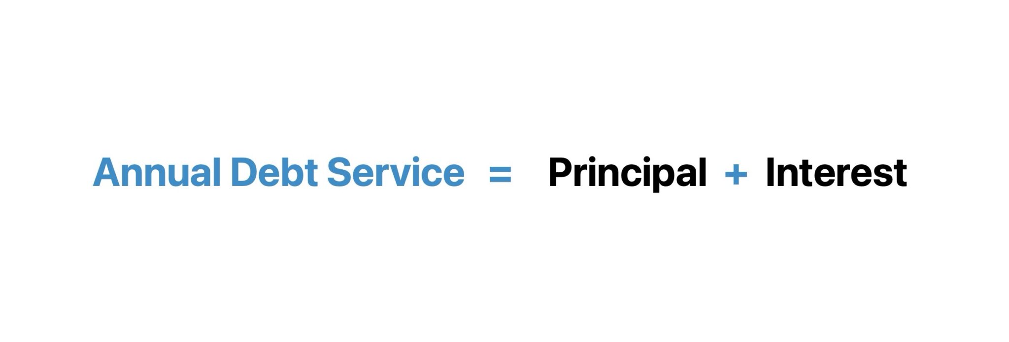 Debt Service Formula