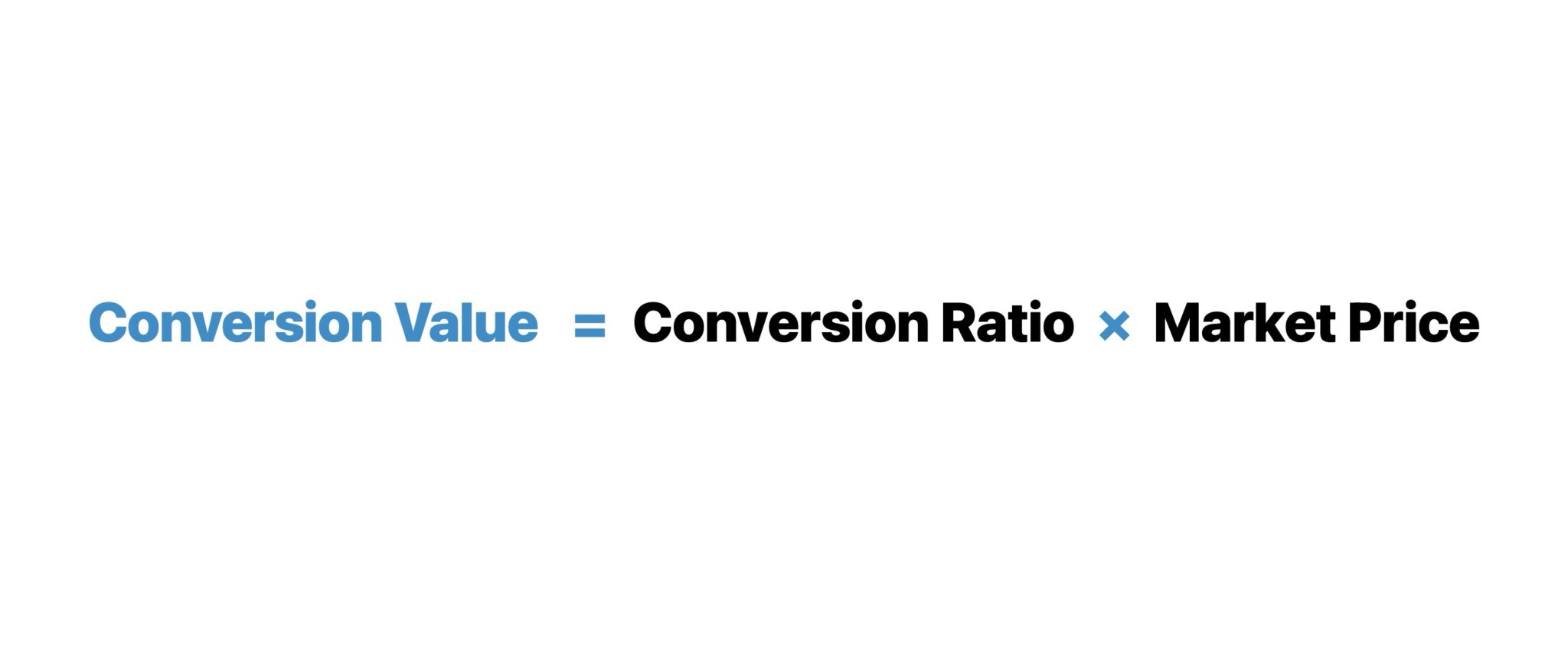 Conversion Value Formula