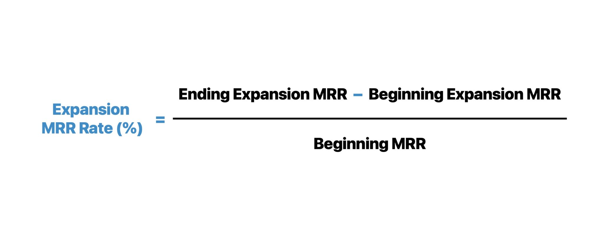 Expansion MRR Rate Formula