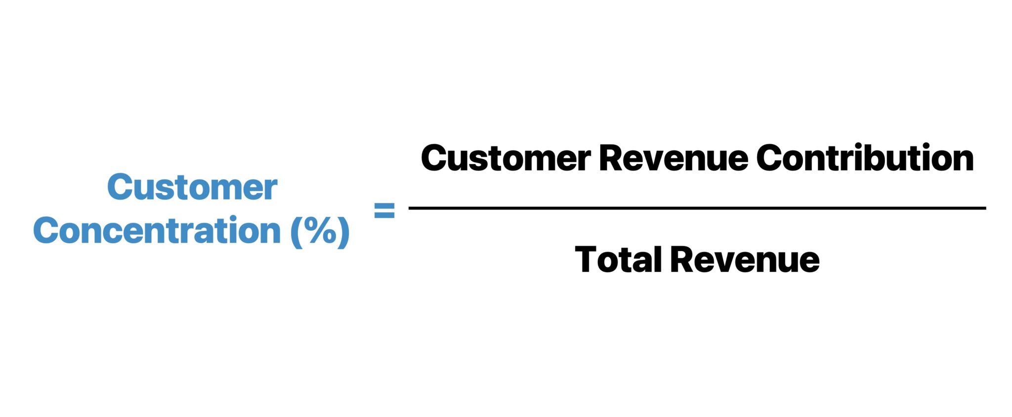 Customer Concentration Formula