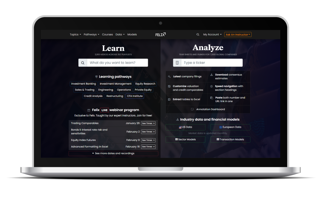 Felix company data in the classroom