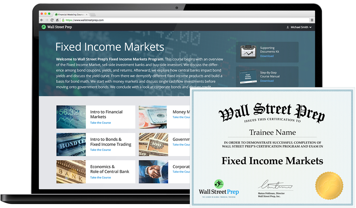 Get the Fixed Income Markets Certification (FIMC©)